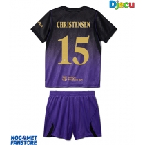Barcelona Andreas Christensen #15 Gostujuci Dres za djecu 2026-27 Kratak Rukav (+ Kratke hlače)